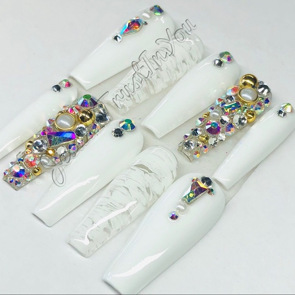 PEACOCK - REGULAR BALLERINA PRESS ON NAILS - Picture 6 of 11